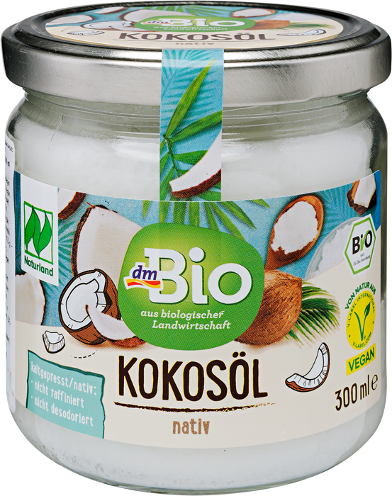 Био кокосово масло, нерафинирано, 300 ml
