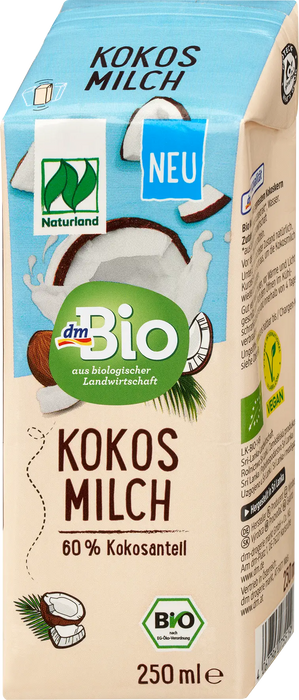 Био кокосово мляко, 250 ml