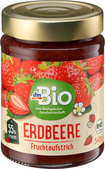 Био конфитюр от ягоди, 340 g