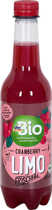Био лимонада от червена боровинка, 430 ml