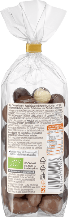 Био микс от ядки в шоколад, 120 g