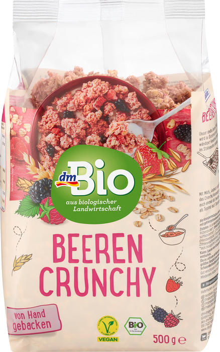 Био мюсли Beeren Crunchy, 500 g