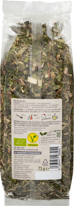 Био насипен билков чай, 75 g