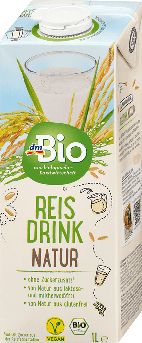 Био натурална оризова напитка, 1 l