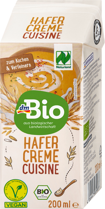 Био овесен крем за готвене Cuisine, 200 ml
