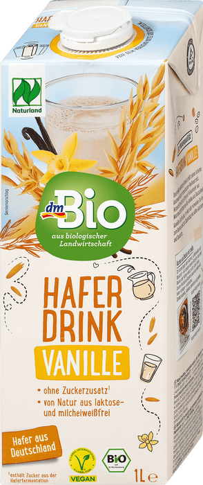 Био овесена напитка с ванилия, 1 l