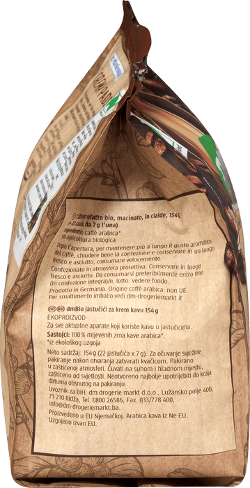 Био падове кафе Crema, 154 g