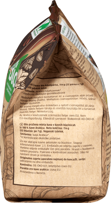 Био падове кафе Crema, 154 g