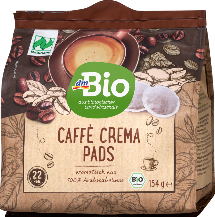 Био падове кафе Crema, 154 g
