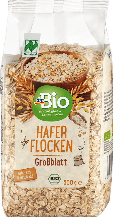 Био пълнозърнести овесени ядки, едри, 500 g