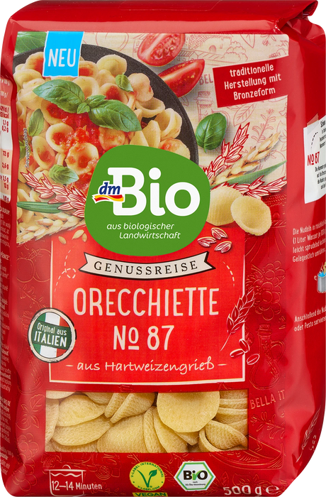 Био паста Орекиете, 500 g