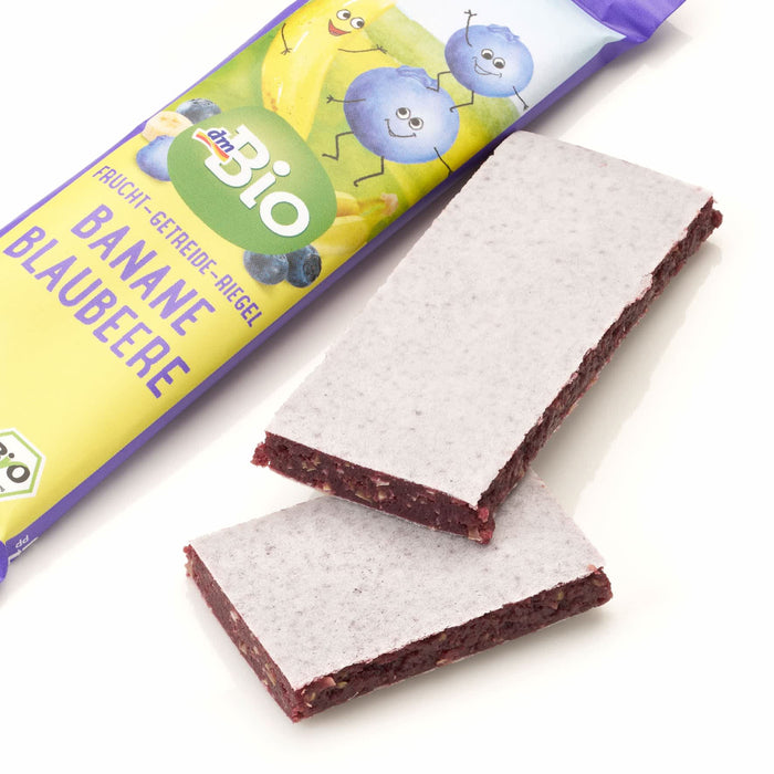 Био плодов бар с банан и синя боровинка, 1+г, 25 g