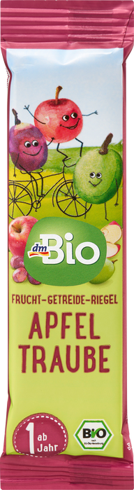 Био плодов бар ябълка и грозде, 1+г, 25 g