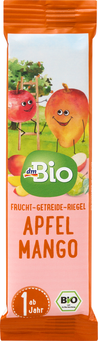Био плодов бар ябълка и манго, 1+г, 25 g