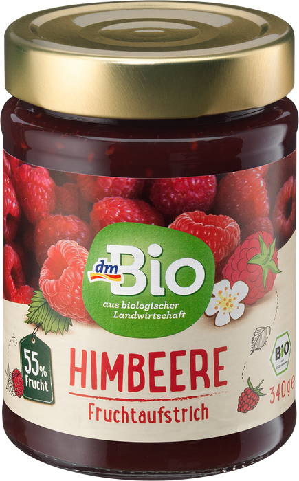 Био плодов конфитюр Малина, 340 g
