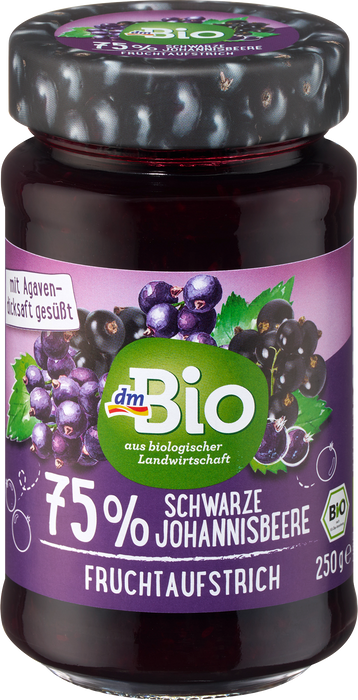Био плодов конфитюр с черно френско грозде, 250 g