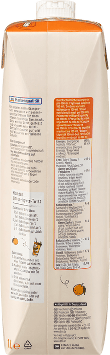 Био портокалов сок, 1 l
