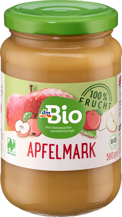 Био пюре от 100% ябълки, 360 g