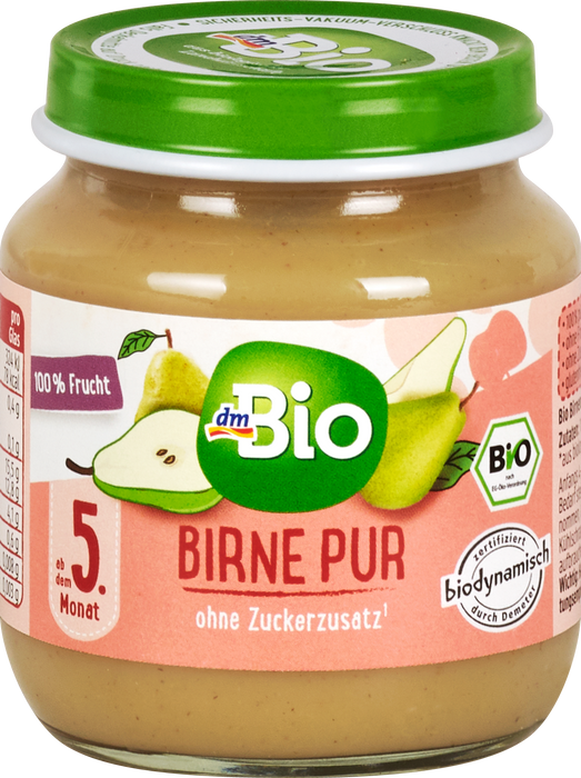 Био пюре от круши, 125 g