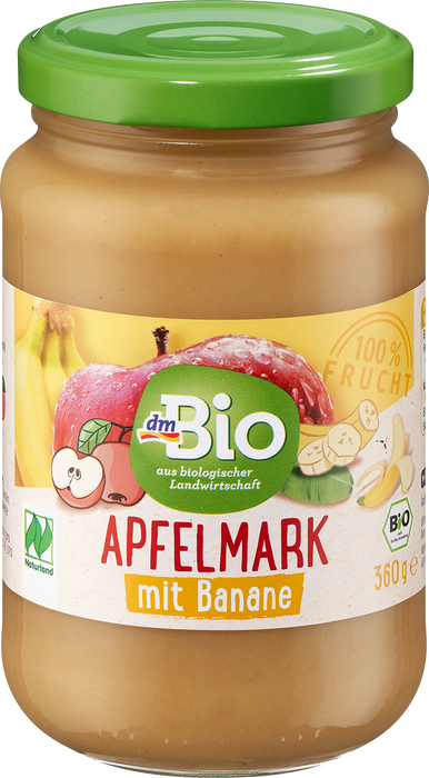 Био пюре от ябълки и банани, 360 g