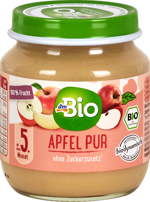 Био пюре от ябълки, 125 g