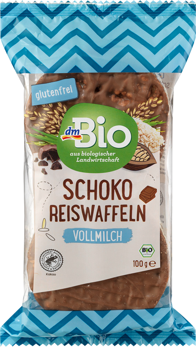 Био шоко оризовки с пълномаслено мляко, 100 g