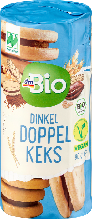 Био слепени бисквити с какаов крем, 90 g