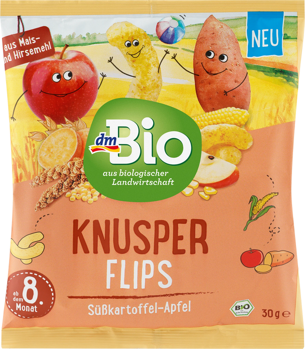 Био снакс от сладък картоф и ябълка, 30 g