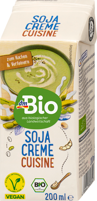 Био соев крем за готвене, 200 ml