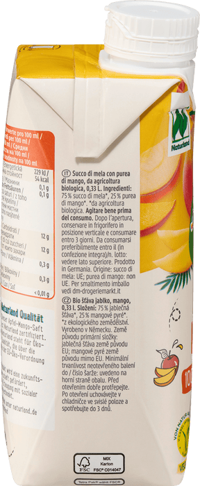 Био сок от ябълка и манго, 330 ml