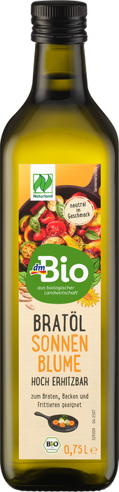 Био Високоолеиново слънчогледово олио за готвене, 750 ml