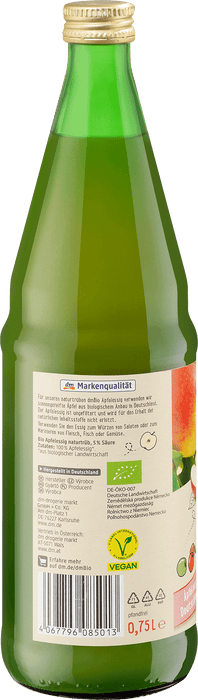 Био ябълков оцет -  естествено мътен, 750 ml