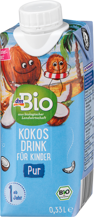 Кокосова напитка за деца, 1+г, 330 ml