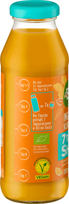 Шот с джинджифил и куркума, 280 ml
