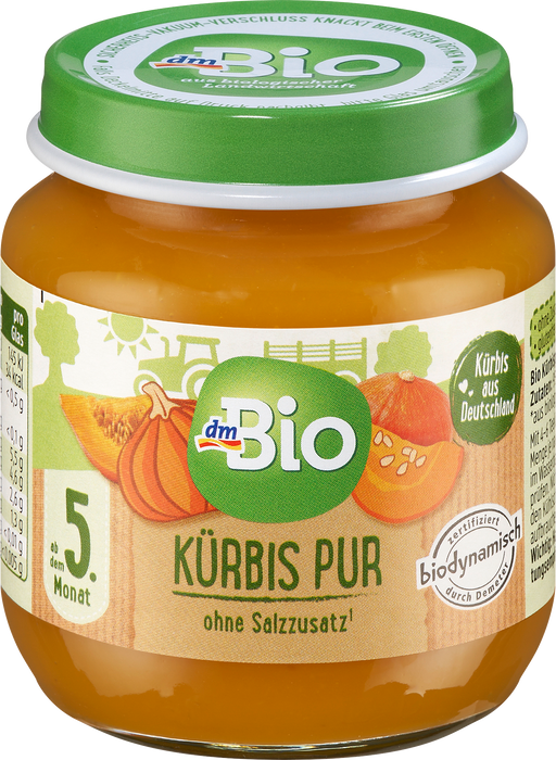 Зеленчуково пюре от тиква, 5+м, 125 g