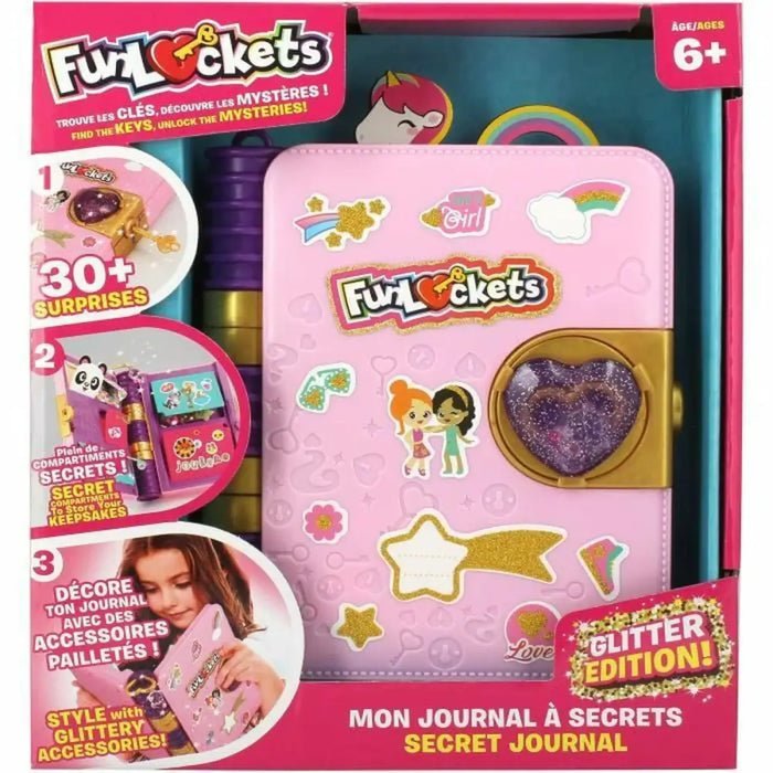 Дневник с аксесоари Funlockets Розов