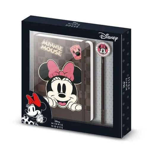 Дневник с аксесоари Minnie Mouse Кафяв 22,4 X 2,2 X 23,2 cm