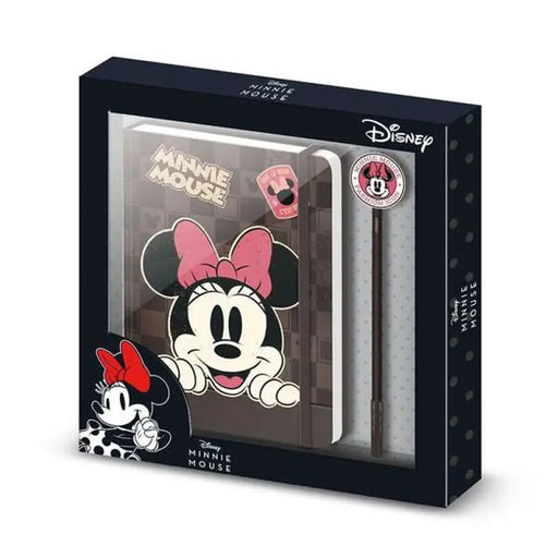 Дневник с аксесоари Minnie Mouse Кафяв 22,4 X 2,2 X 23,2 cm