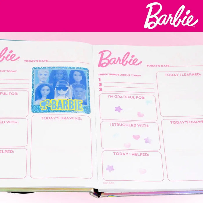 Дневник с аксесоари Barbie 15 x 1 x 20 cm Многоцветен