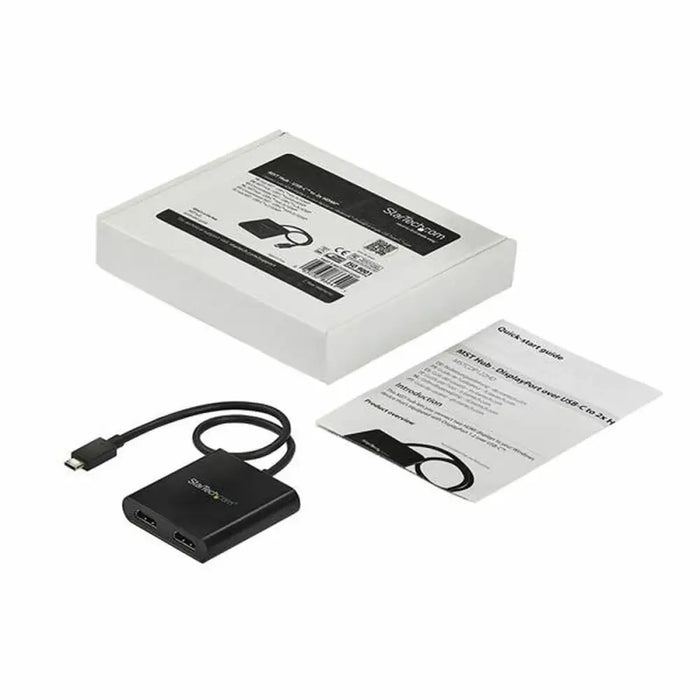 Dock Startech MSTCDP122HD 4K Ultra HD Черен
