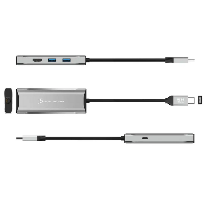 Докинг станция j5create JCD392 100W USB-C 10Gbps 4K60
