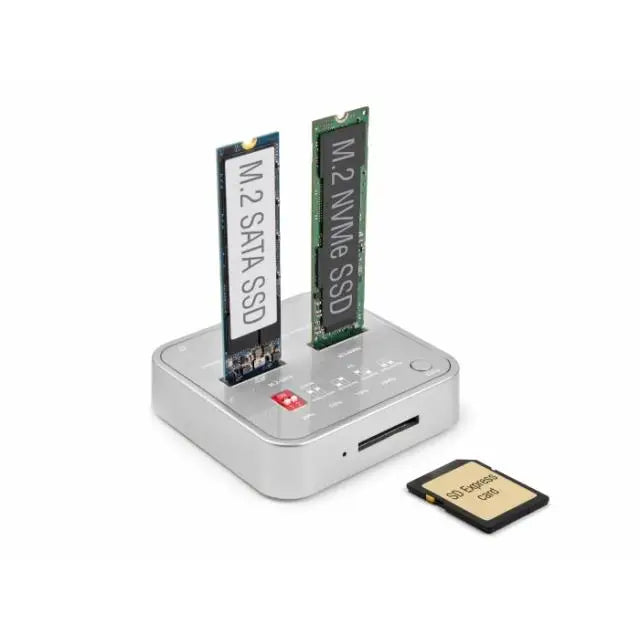 Докинг станция Delock 1 x M.2 NVMe SSD + 1 x