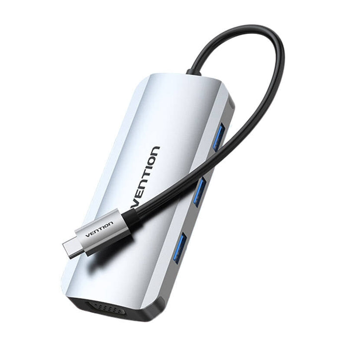 Докинг станция Vention TOIHB USB-C към HDMI VGA 3x USB 3.0