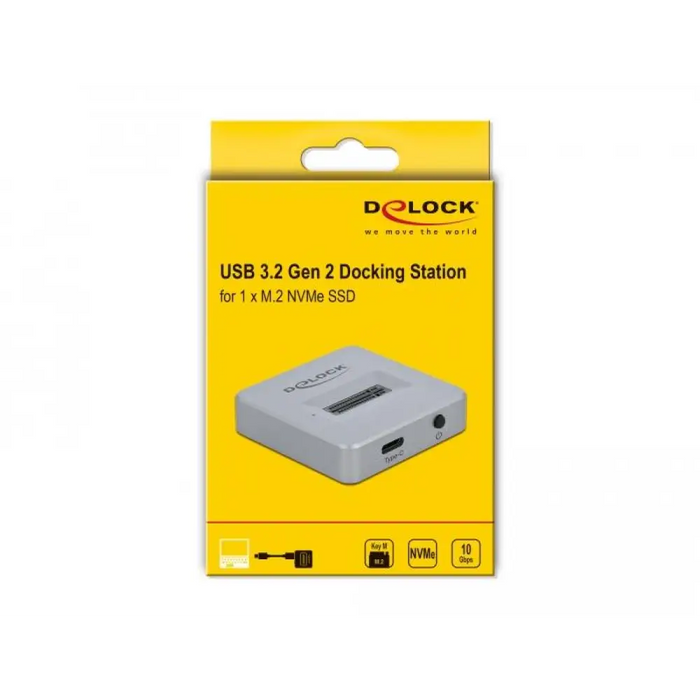 Докинг станция Delock За M.2 NVMe PCIe SSD USB-C 3.2 Gen 2