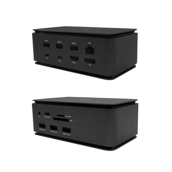 Докинг станция i-Tec USB4DUAL4KDOCKPD Черен 4K