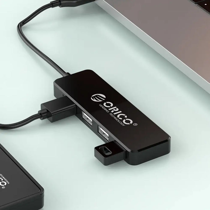 Докинг станция Orico FL01 USB-A Hub 4x USB-A 2.0 - Черен