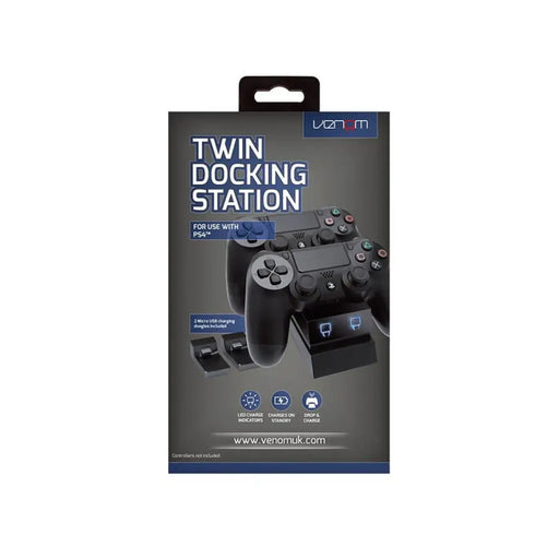 Докинг станция за зареждане за PlayStation 4 Venom Черен