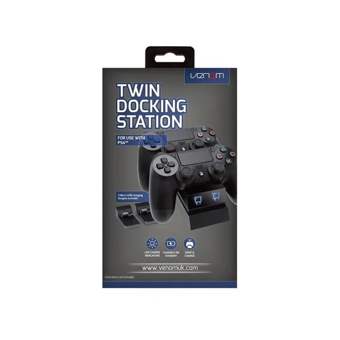 Докинг станция за зареждане за PlayStation 4 Venom Черен