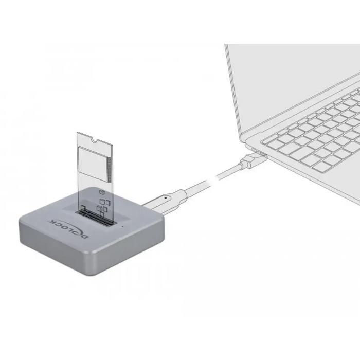 Докинг станция Delock За M.2 NVMe PCIe SSD USB-C 3.2 Gen 2