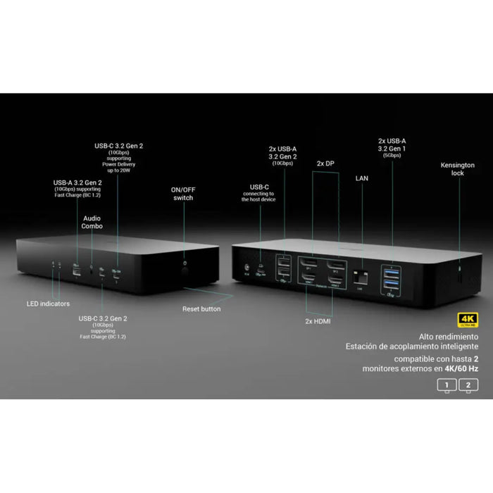 Докинг станция i-Tec CAINTGDUAL4KDOCPD